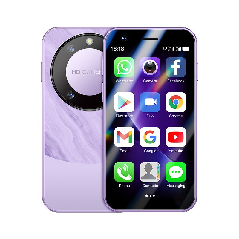 SOYES F8Pro Max 3G Mini Smartphone 3.0 Inch WiFi GPS RAM 1GB ROM 16GB Quad Core Android 8.1 Card Cell Phones